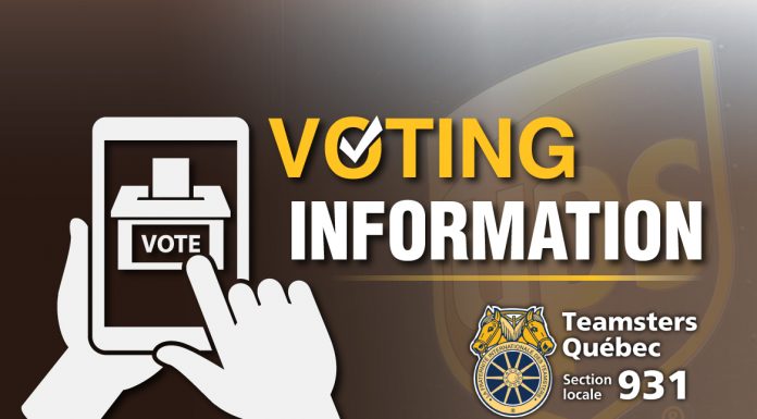 UPS Canada Negotiations Update #8 (voting details)