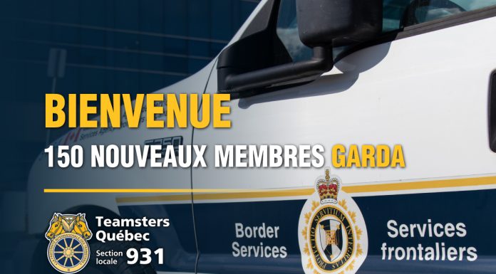 La Section locale 931 recrute 150 nouveaux membres