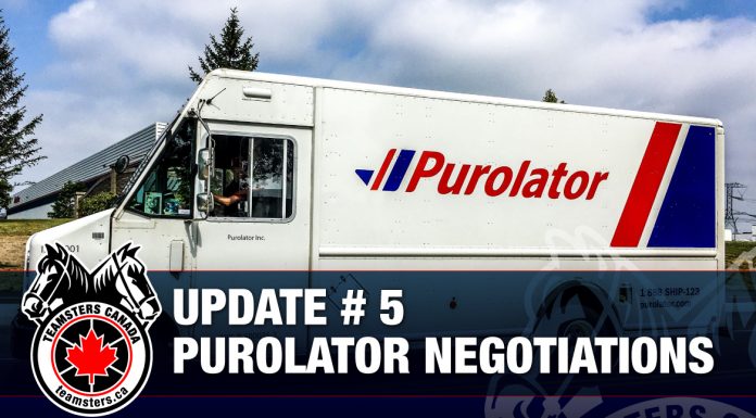 Update # 5 – Purolator Negotiations