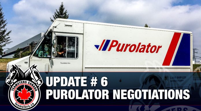 UPDATE # 6 – Purolator Negotiations