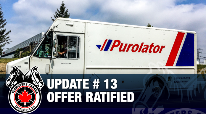 Purolator Offer Ratified