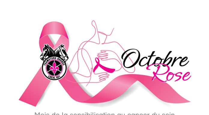 Octobre est le Mois de la sensibilisation au cancer du sein